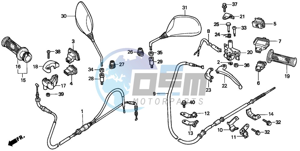 HANDLE LEVER/SWITCH/CABLE (1)