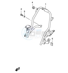 AY50 (P19) katana drawing BRACE, RADIATOR (MODEL AY50)