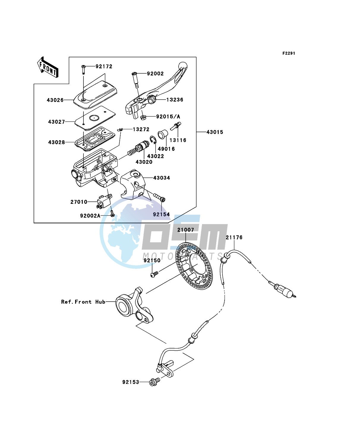 Front Master Cylinder