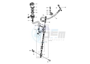 DT RE 125 drawing REAR MASTER CYLINDER