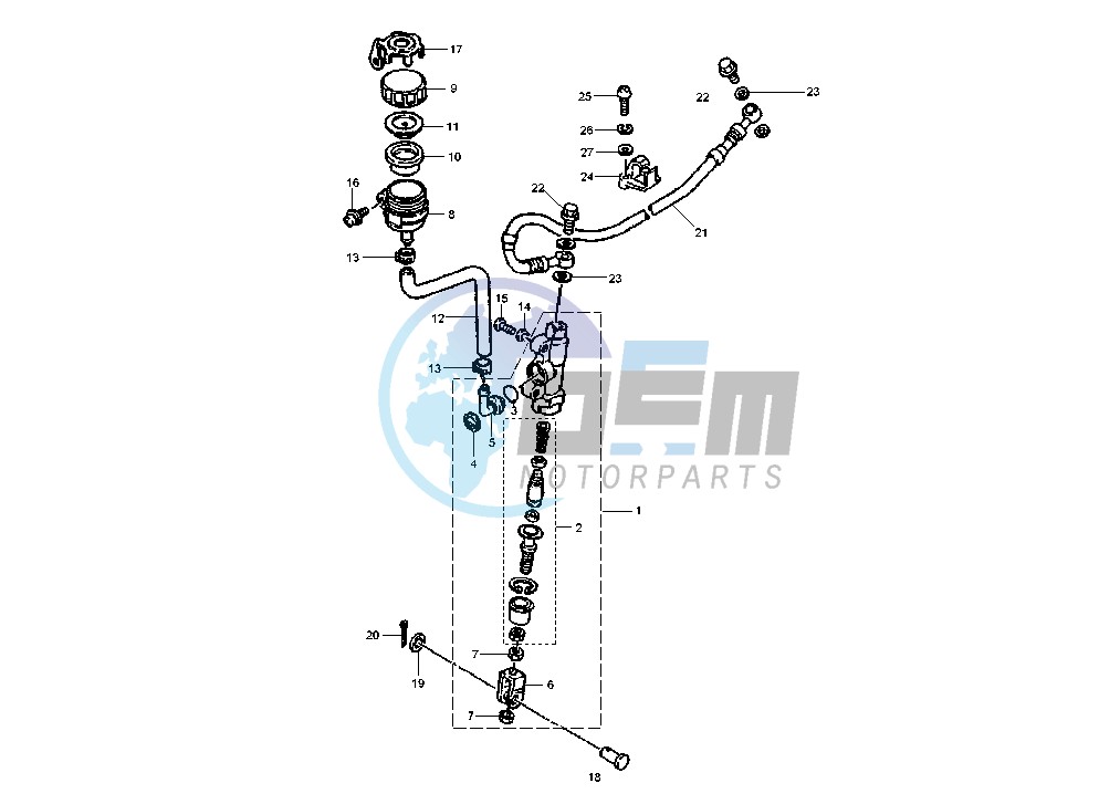 REAR MASTER CYLINDER