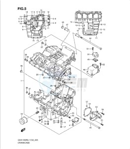 GSX1300R drawing CRANKCASE