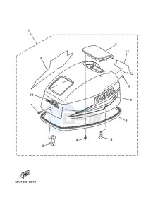 9-9F drawing FAIRING-UPPER