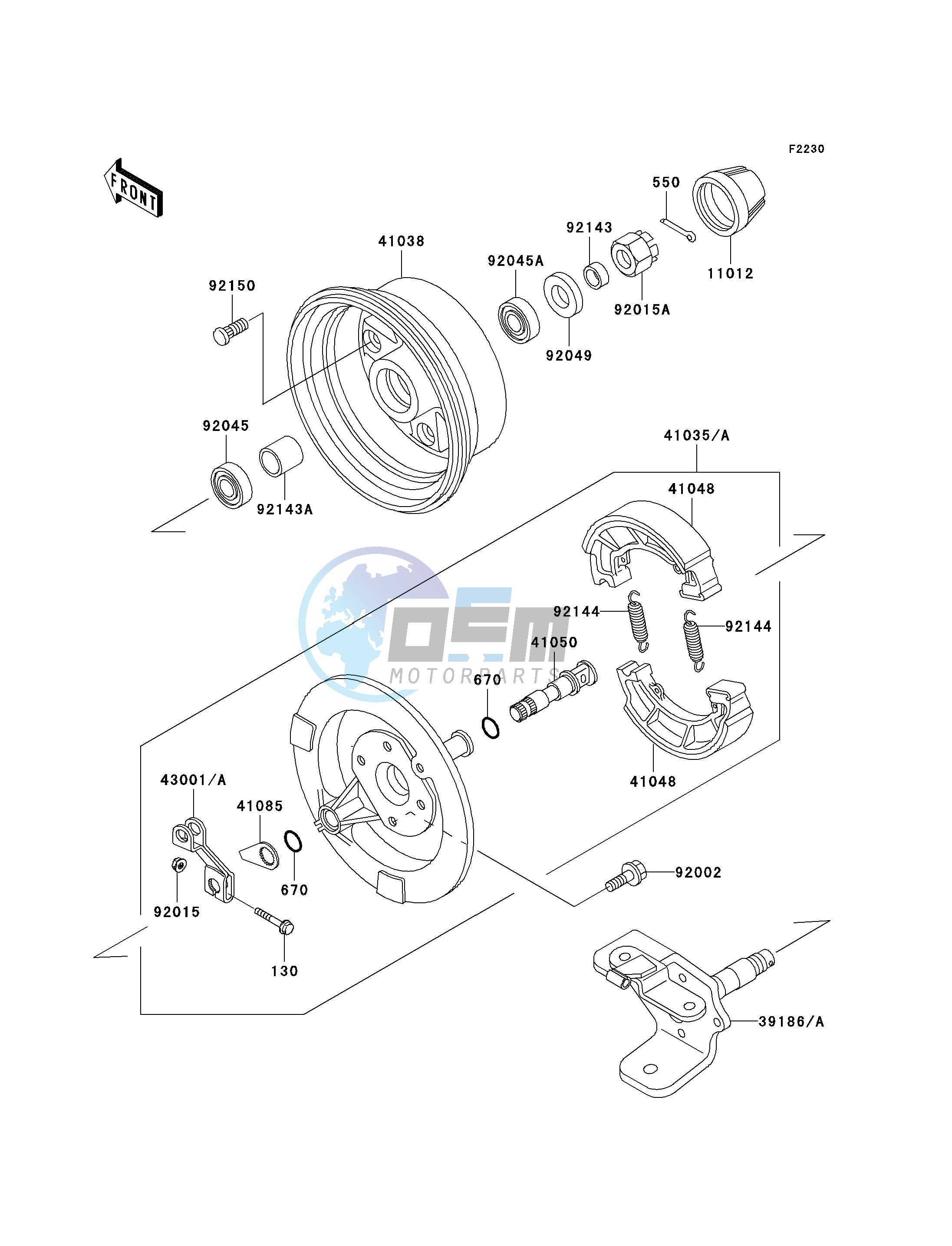 FRONT HUB