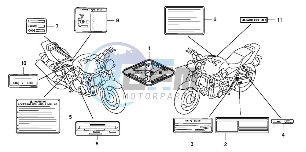 CAUTION LABEL (CB1300/A)