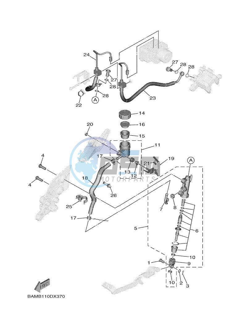 REAR MASTER CYLINDER