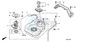 SH1259 ED / 2ED drawing FUEL TANK