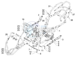 Fuoco 500 4t-4v ie e3 LT 800 drawing Frame bodywork