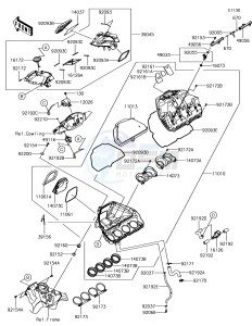 NINJA ZX-10R ZX1000SHF XX (EU ME A(FRICA) drawing Air Cleaner