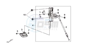 MAXSYM 600 I ABS EXECUTIVE EURO4 L7 drawing PARK LEVER