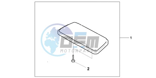 TRUNK VANITY MIRR