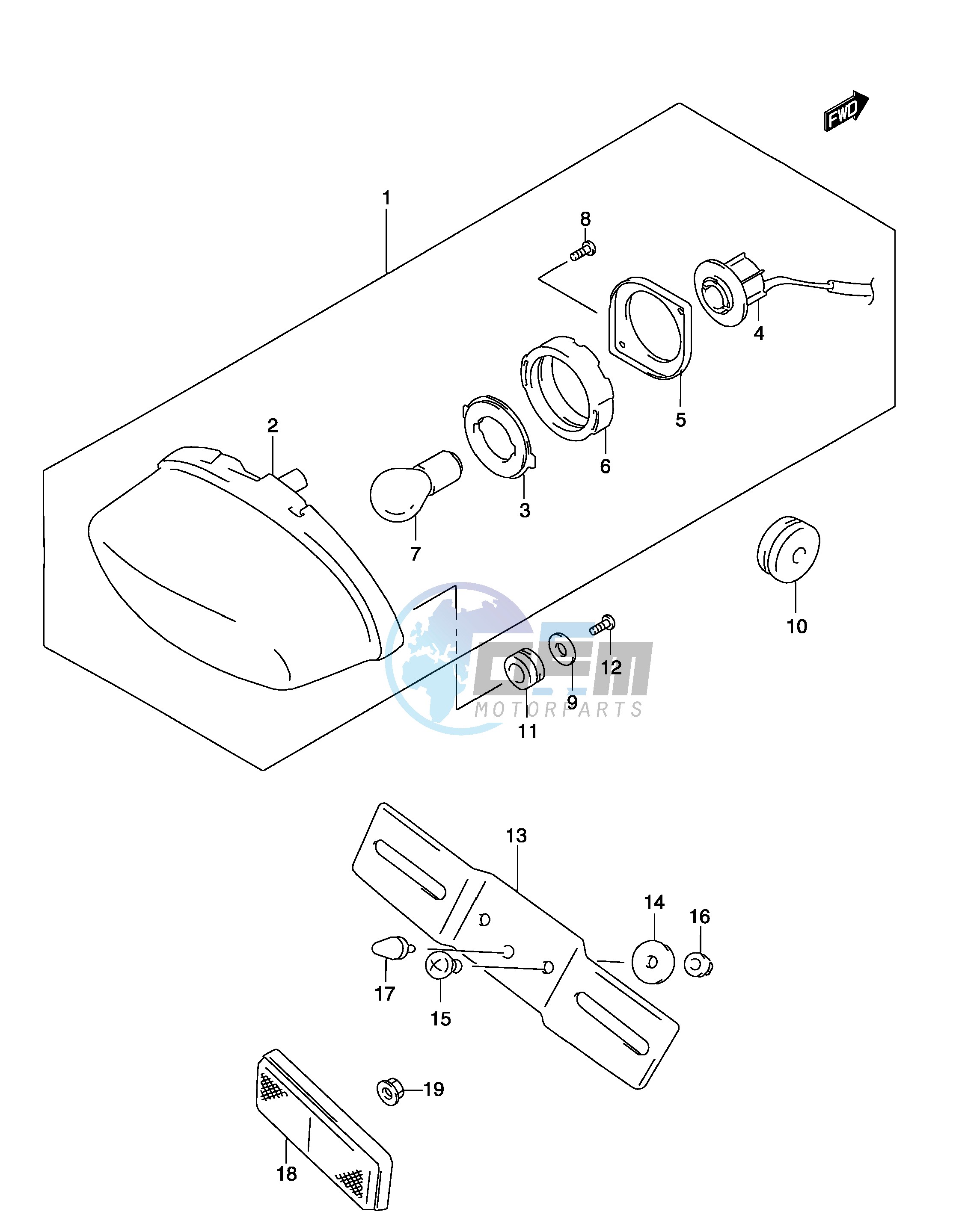 REAR COMBINATION LAMP