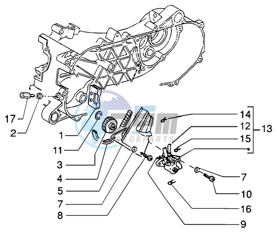 Oil pump-oil pan