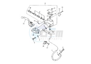 WR 400-426 F 400 drawing FRONT MASTER CYLINDER