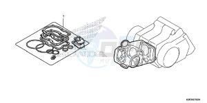 MSX125F MSX125 UK - (E) drawing GASKET KIT A