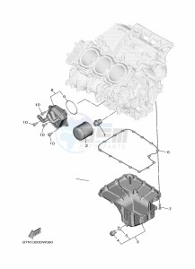 TRACER 9 MTT890 (B5UE) drawing OIL CLEANER