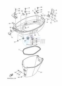 F50DETL drawing BOTTOM-COWLING