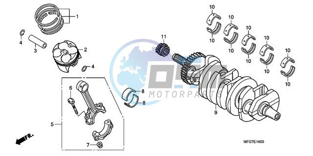 CRANKSHAFT/PISTON