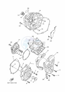 MT-10 MTN1000D (BGG6) drawing CRANKCASE COVER 1