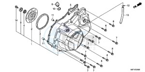 XL1000VAB drawing RIGHT CRANKCASE COVER