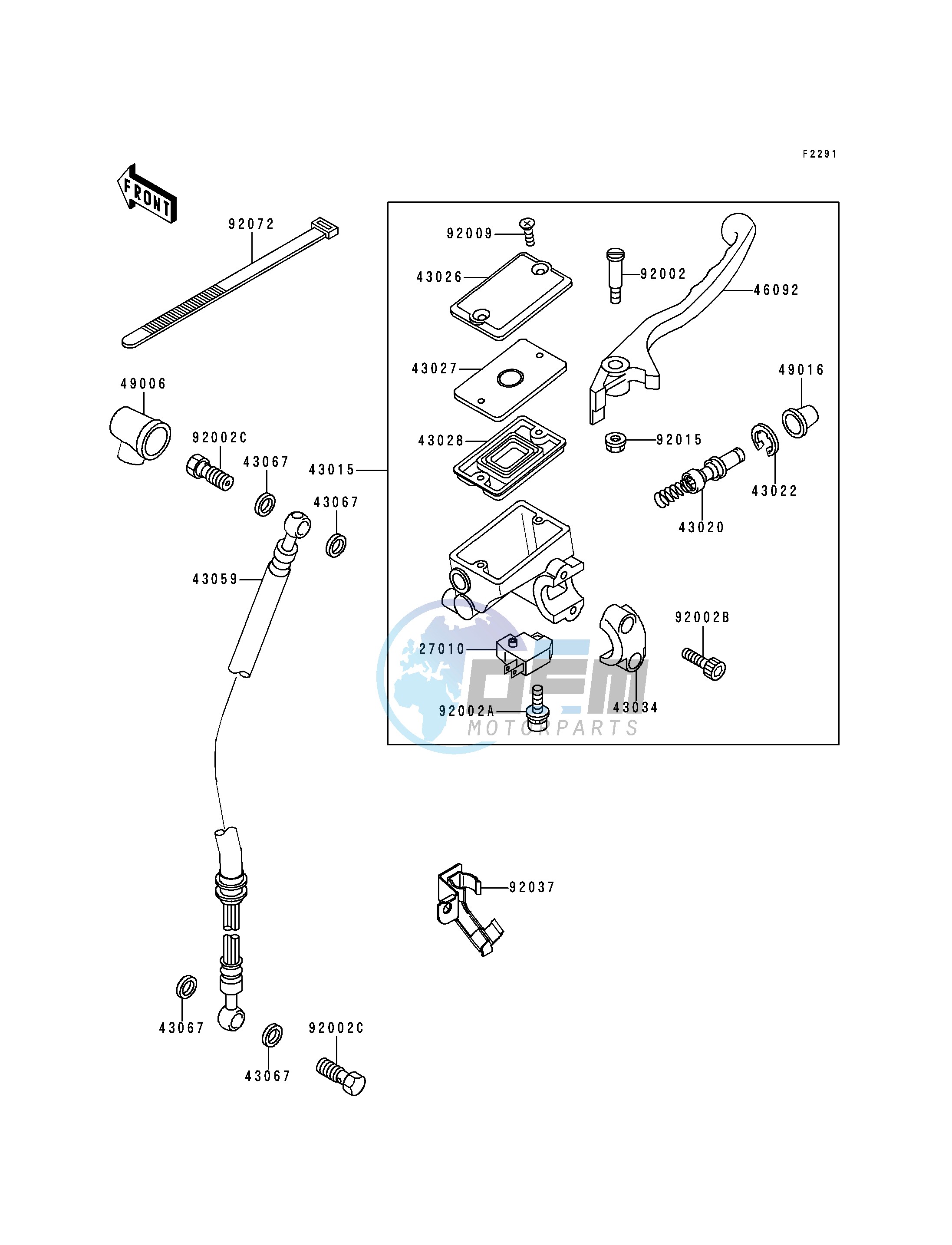 FRONT MASTER CYLINDER