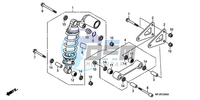 REAR CUSHION (CBR600RR)