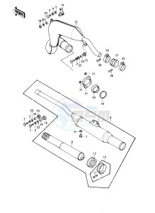 KE 175 D [KE175] (D2-D3) [KE175] drawing MUFFLER -- 80-81 KE175-D2_D3- -