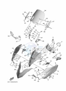 XP530-A TMAX SX ABS (BX3D) drawing WINDSHIELD