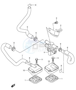 GSX-R750 (E2) drawing 2ND AIR