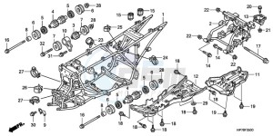 TRX420FPAA Australia - (U / PS) drawing FRAME BODY