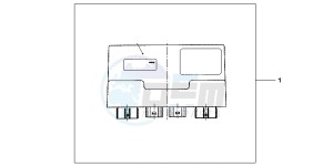 CBR600RRB drawing ABS ECU