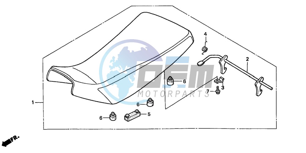 SEAT (TRX500FA1/2/3/4)