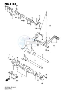 GSX-R750 EU drawing GEAR SHIFTING