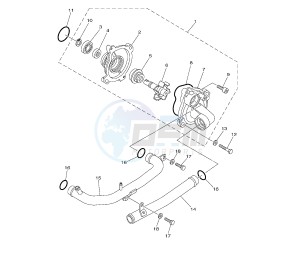 XP T-MAX SV 500 drawing WATER PUMP