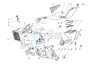 Climber 280 drawing Exhaust system - cooling