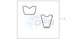 CBR1000RR9 Korea - (KO / SPC) drawing KIT WHEEL STICKER