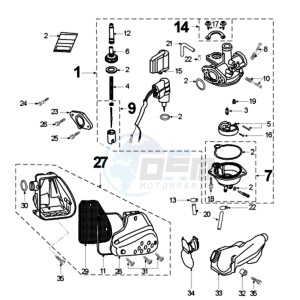 VIVA SL3A drawing CARBURETTOR