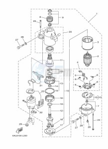 FL200BETX drawing STARTER-MOTOR