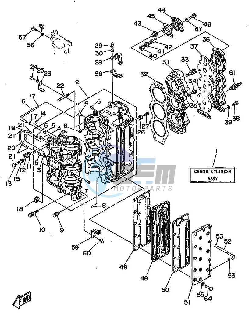 CYLINDER--CRANKCASE