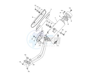 XP T-MAX BLACK MAX-NIGHT MAX 500 drawing EXHAUST