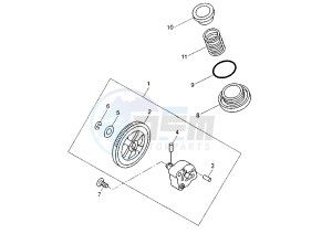 XQ MAXSTER 150 drawing OIL PUMP