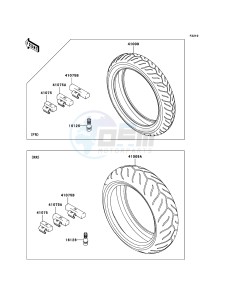 Z750_ABS ZR750M9F GB XX (EU ME A(FRICA) drawing Tires