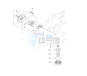 YP R X-MAX 250 drawing OIL PUMP