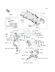 ER 650 A [ER-6N (EUROPEAN] (A6S-A8F) A6S drawing CHASSIS ELECTRICAL EQUIPMENT