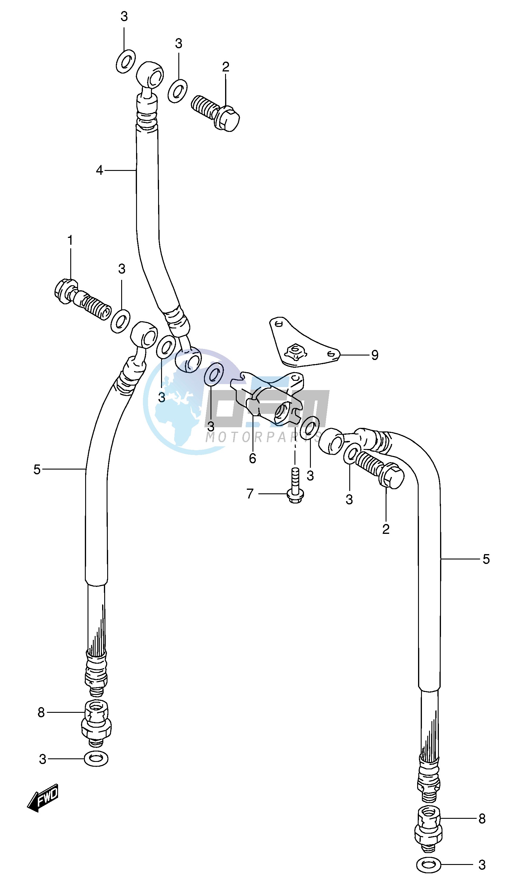 FRONT BRAKE HOSE