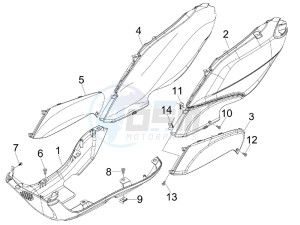 Fly 50 4t 4v (USA) drawing Side cover - Spoiler