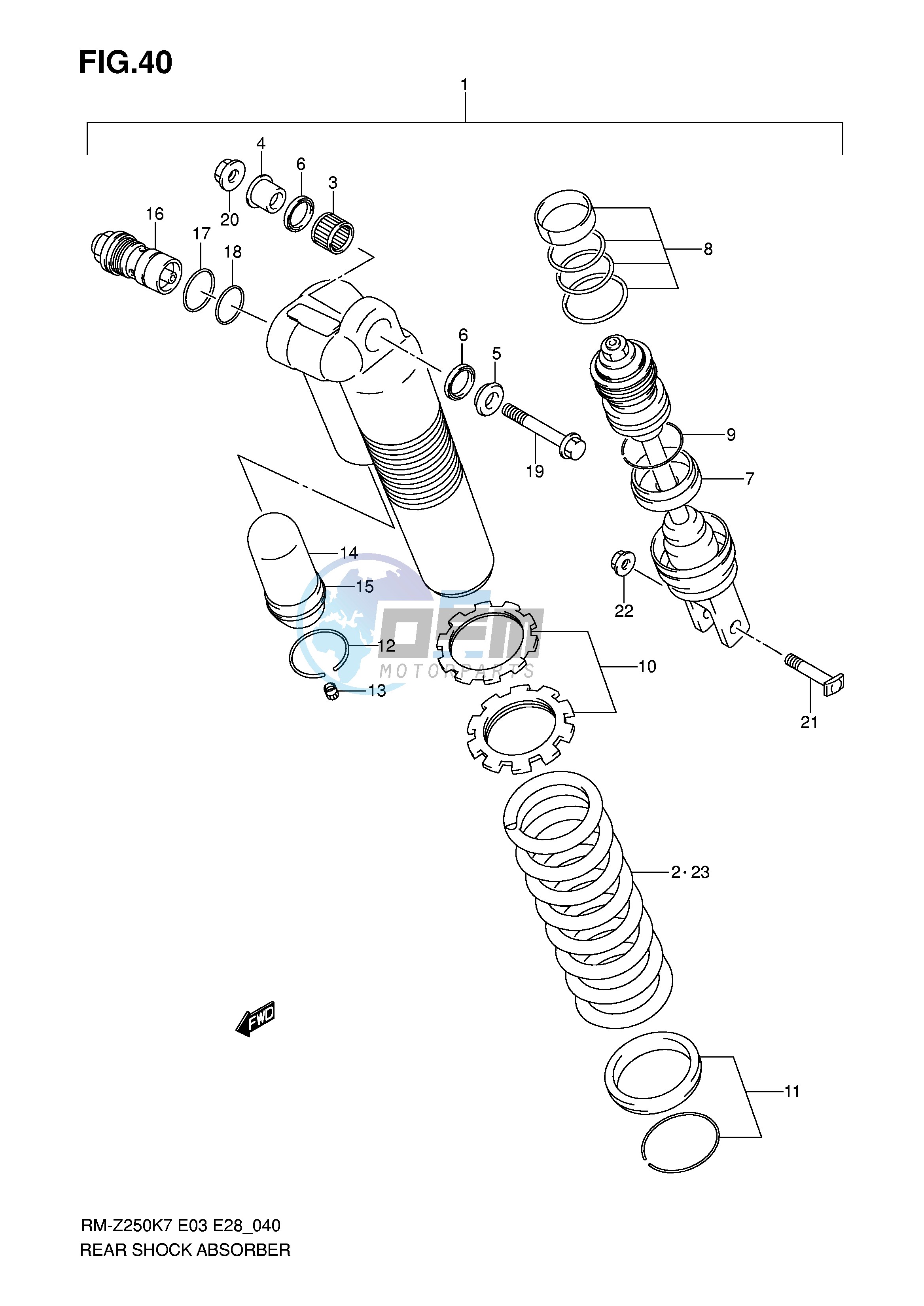 REAR SHOCK ABSORBER