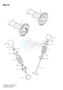 LT-R450 (E28-E33) drawing CAMSHAFT VALVE