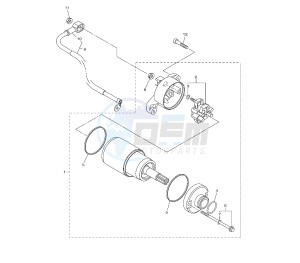 XVS A MIDNIGHT STAR 950 drawing STARTING MOTOR