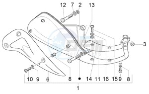 LX 125 drawing Silencer